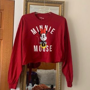 Cropped Minnie Mouse shirt